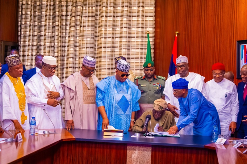 President Tinubu Sign Tax Bills Into Law